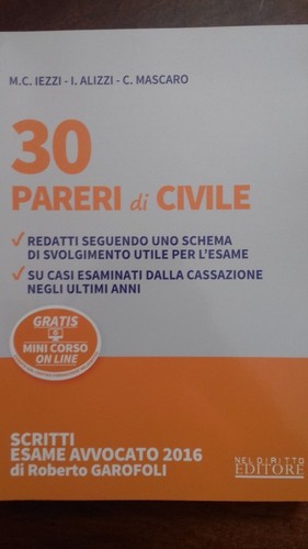 Pareri civile esame - 30,
