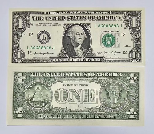 Banconota usa usd - banconota, 1
