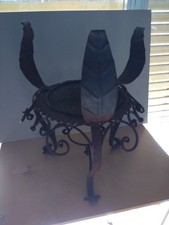 Porta vaso antico in ferro