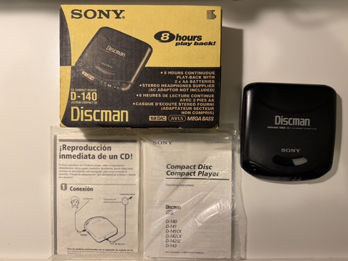 Sony discman 140 nuovo nos - d-140,