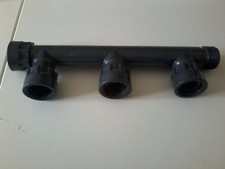 collettore irrigazione tubo 3 uscite 1" pollice