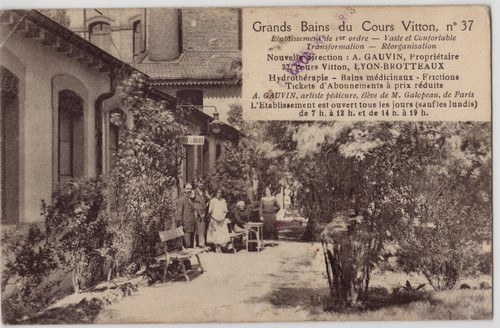 Cpa lyon grands bains - 69,