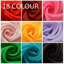 18 Colore Chiffon Tessuto Fai