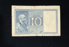 Italy (1939) 10 Lire Banknote