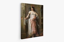 Quadro vintage,ragazza