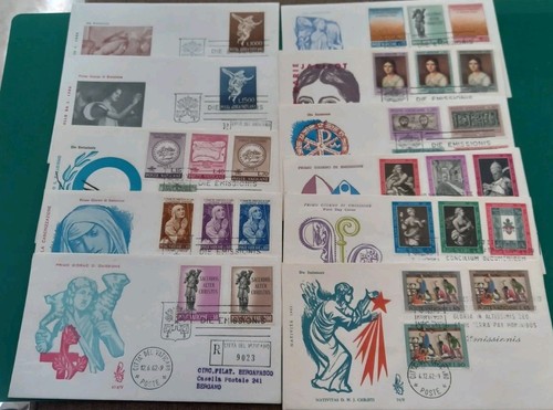 1962 fdc venetia - venetia, vaticano