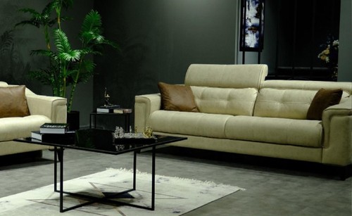 Divano imbottito beige