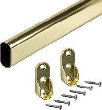 Tubo Asta per Armadio Ovale