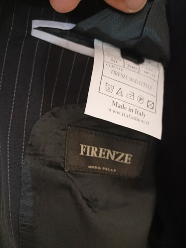 Vestito uomo gessato nero - vestito,