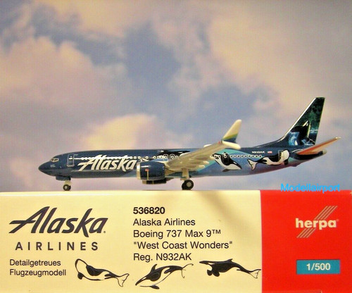 Herpa wings 500 boeing - 1:500,