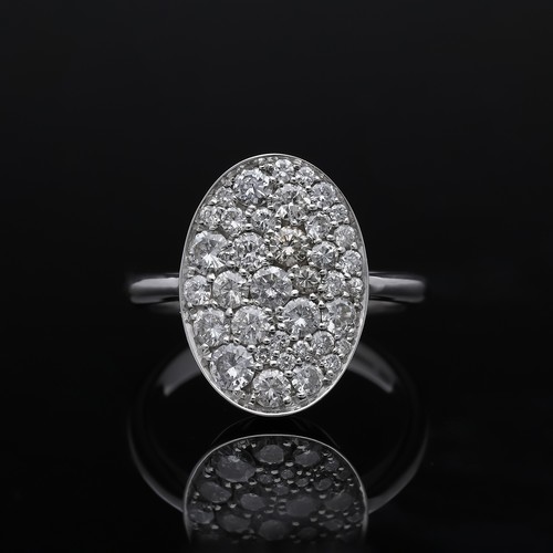 Anello design brillanti oro - di,