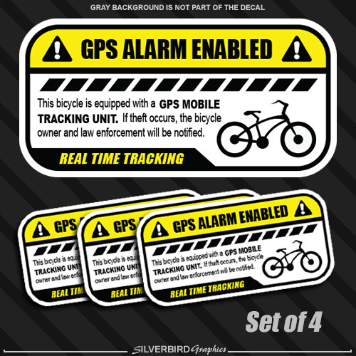 Adesivo gps tracciamento - 4x,