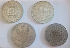 Lire 5 del 1820, 1827, 1873