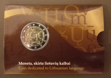 2 euro coincard Lituania 2015