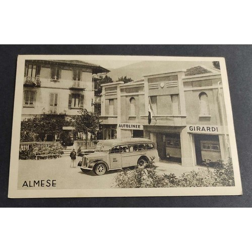 Cartolina almese autolinee - cartolina,