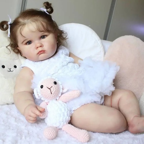 Bambola reborn realistica 60cm - realistica,