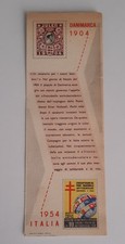 SEGNALIBRO 1904-1954 CINQUANTENARIO DEL PRIMO FRANCOBOLLO ANTITUBERCOLARE