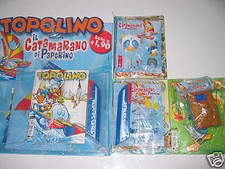 WALT DISNEY pres "IL CATAMARANO DI PAPERINO" 4 USCITE TOPOLINO GADGET IN BLISTER