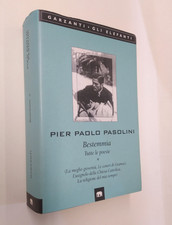 PIER PAOLO PASOLINI-BESTEMMIA-VOL.1-GARZANTI-GLI ELEFANTI-1999