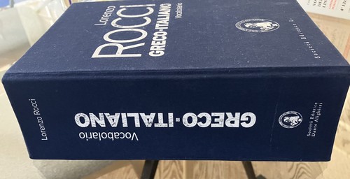 Rocci dizionario greco - ''dizionario,