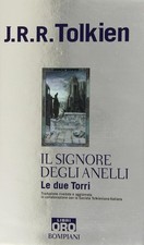 JRR TOLKIEN Il Signore degli Anelli Le due Torri Bompiani Libri ORO Alliata