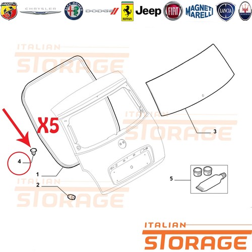 Fiat 500 abarth kit perno - 500,