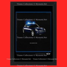 Anni ' 00  * Pubblicità Originale "Mini, Rock Legends, Sirena Polizia" Cornice