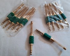 12 Jack oro stereo da 6,3 in