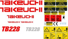 Takeuchi TB228 Mini Escavatore