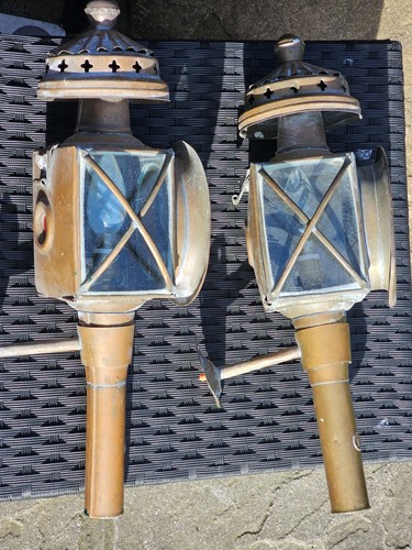 Pair vintage brass - pair,