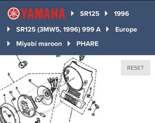 Coprifaro YAMAHA SR125