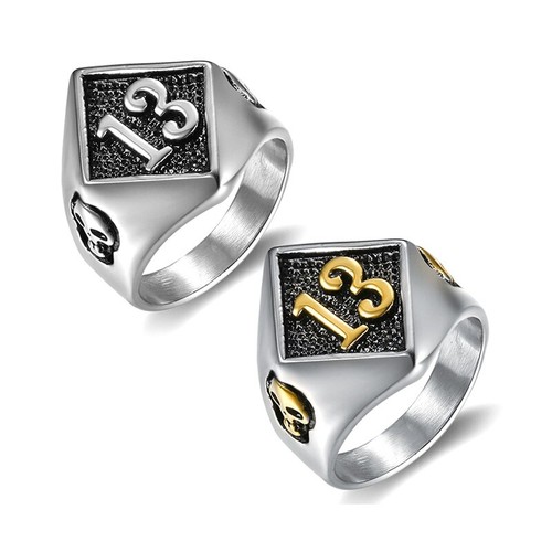 Anello uomo vintage - numero, 13