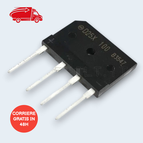 Ponte raddrizzatore d25xb100 - ponte,