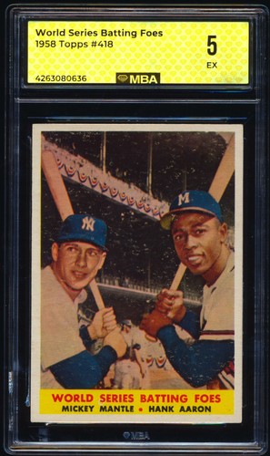 1958 topps 418 - #418, mickey