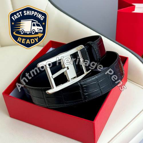 Cintura cartier fibbia pelle - cartier,