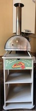 forno a gas per pizza, compreso di mobile e kit di pale per pizza
