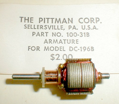 Pittman armature dc196b slot - armature,