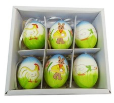 Uova Bianche Disegnato Pz 6 Da