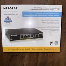 NETGEAR Switch PoE 5 porte Gigabit Ethernet (GS305P) nuovo
