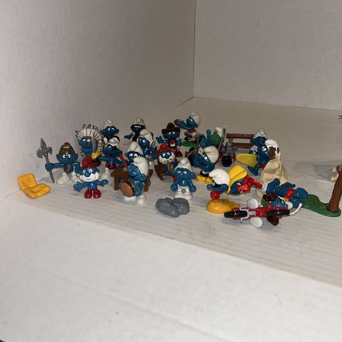 Puffo lotto figurine - lotto, 20