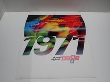 FIAT RICAMBI ORIGINALI CALENDARIO 1971 FIAT 124 SPIDER FIAT DINO SPIDER FIAT 500