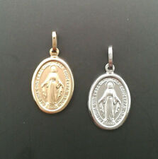 MEDAGLIA MADONNA MIRACOLOSA IN ORO BIANCO O GIALLO 18 CT