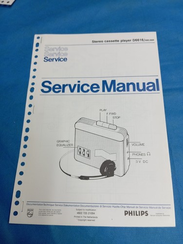 D6616 stereo cassette player - d6616,