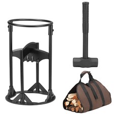 Spaccalegna Manuale - Spacca Legno - Taglia Legna da Ardere con Borsa per Legna