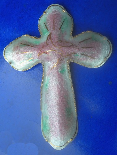 Ancienne croix emaux art - emaux, d'art