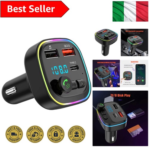 Trasmettitore bluetooth con - fm,