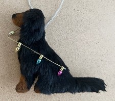 GORDON SETTER with CHRISTMAS