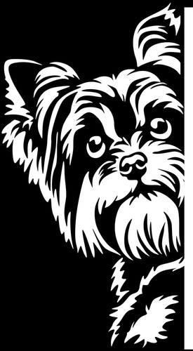 Yorkshire terrier aufkleber - terrier,