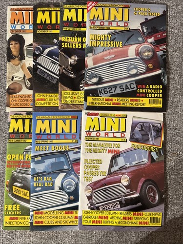 Mini world magazine lot 1992 - mini, 7