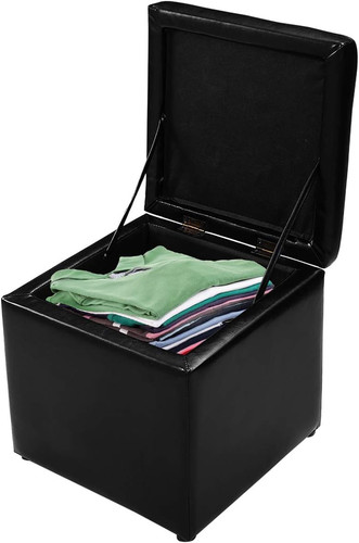 Pouf cubo contenitore - pouf,